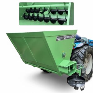 Kadıoğlu SM1700 Gübrematik Katı Gübre, Kompost Gübre Dağıtma Makinesi (Çift Helezonlu)