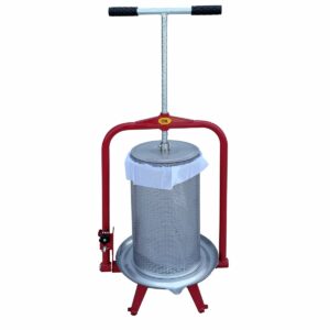 Kadmec CR18W 18 Litre Manuel Meyve, Üzüm, Sebze Sıkım Sıkma Presi (Paslanmaz Çelik Tabanlı)