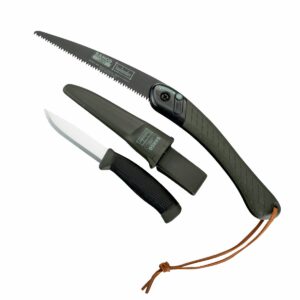 Bahco LAP-KNIFE Laplander Katlanır Testere ve Bıçak Seti