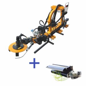 Kadıoğlu Roto Duyargalı Freze Çapa Makinesi ve Traktör Tırpanı Ataşmanı Seti