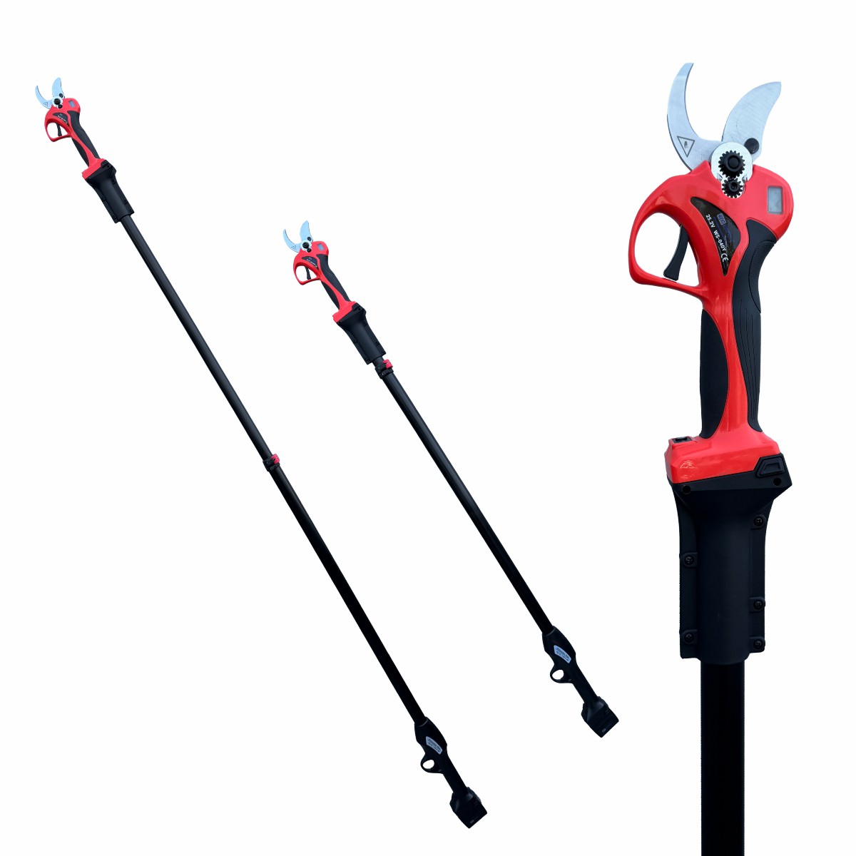 Energy WS40SET Teleskopik Uzatmalı Portatif Bataryalı Budama Makası 40 mm Set